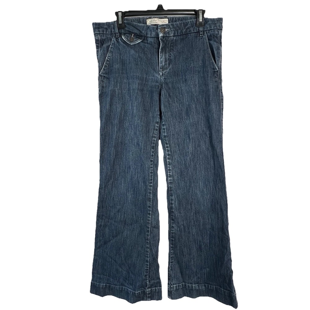 Vtg Old Navy Womens Size 10 Regular Mid Rise Bootcut Stretch Denim Jeans Y2K VGC